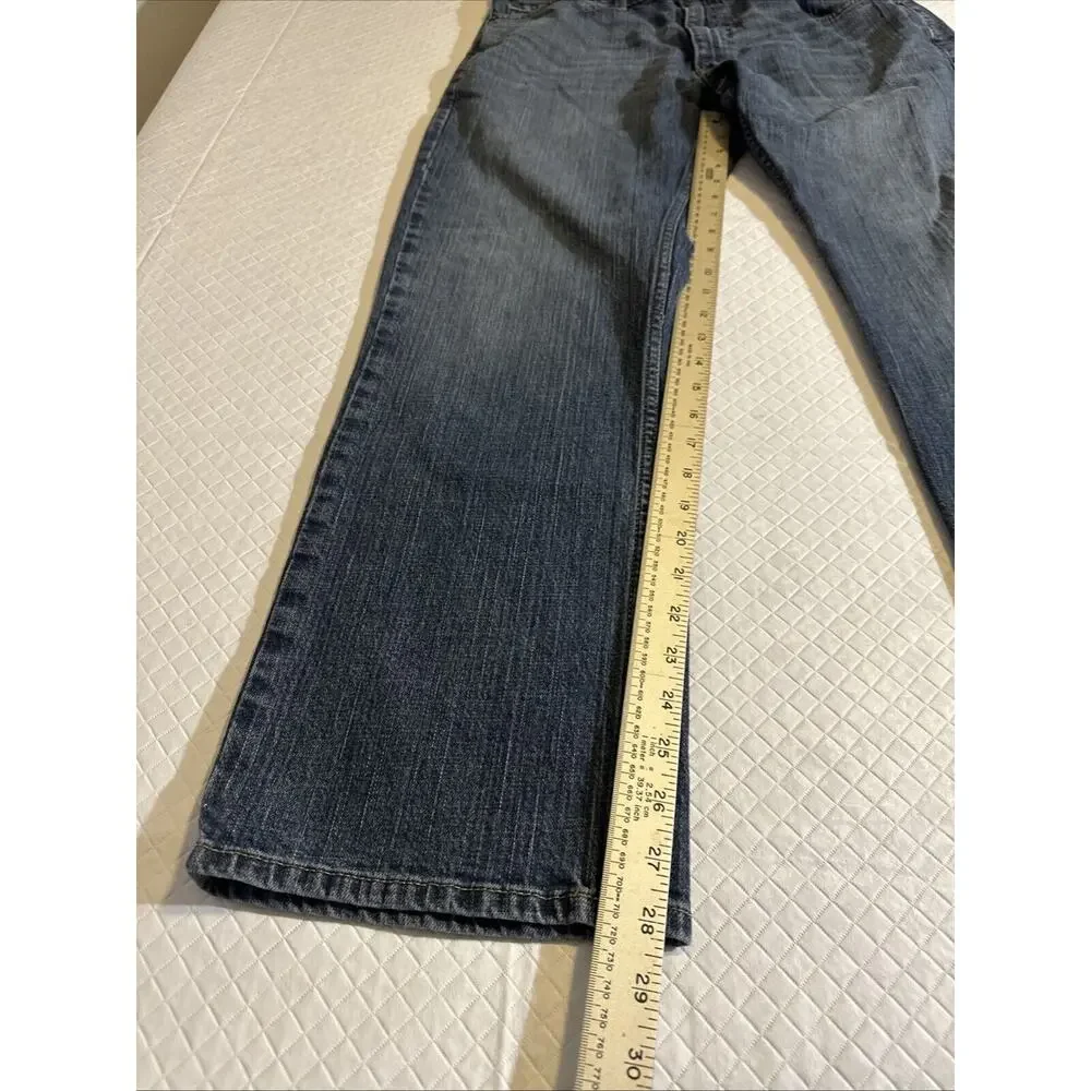 Levi's Jeans Men's Relaxed Fit 36x30 Signature Strauss Blue Denim‎ Cotton